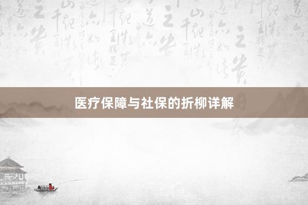 医疗保障与社保的折柳详解